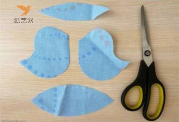 Fabric Tutorial Blue Fabric Bird DIY Making Tutorial