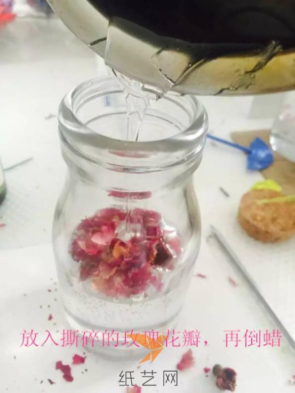 Turn waste into treasure Lwowlife wax art DIY handmade candle DIY aromatherapy jelly wax