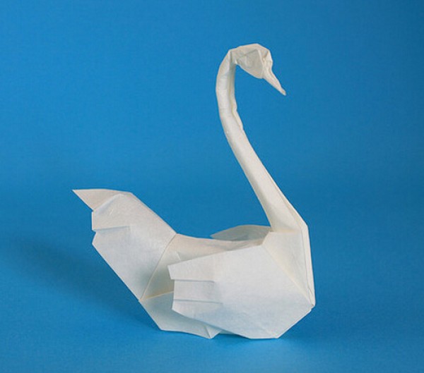 Origami swan handmade origami video tutorial