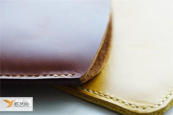 Recommended steps for making a particularly simple homemade Kindle leather case