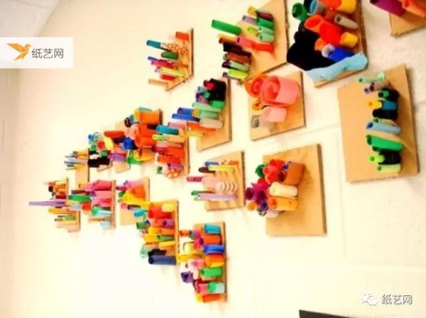 40 Paper Art Decorating Ideas! Decorative ideas for childrens rooms and play corners!