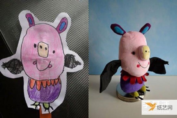 Turn your 4-year-old son’s graffiti into a loving plush toy