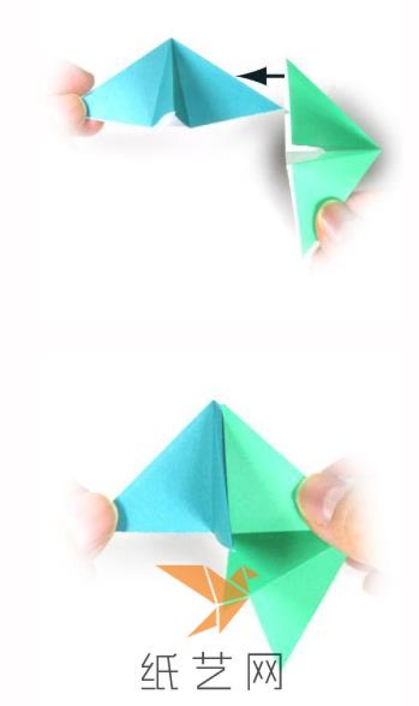 Tutorial on making a wonderfully shaped three-dimensional star origami module