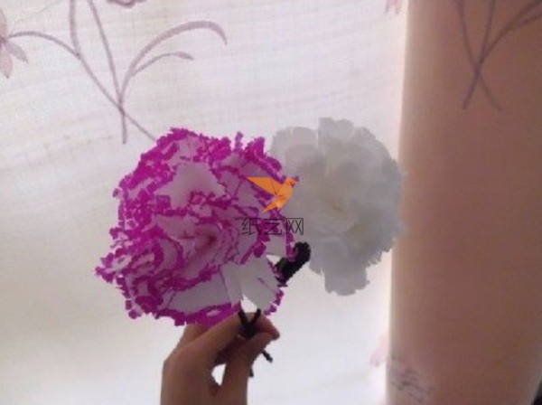 Paper art warm carnation making tutorial paper art tutorial