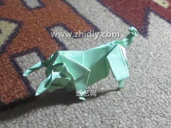 Origami bull manual folding tutorial