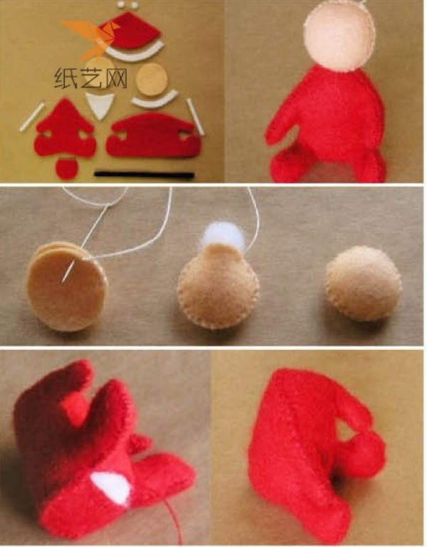 Nonwoven Tutorial Nonwoven Santa and Elk Making Tutorial