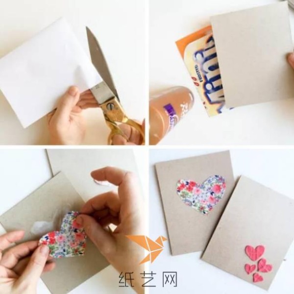 Tutorial on making handmade DIY heart-shaped cover book for Valentine’s Day gift