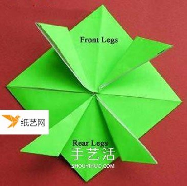 How to make a long-jumping frog from origami