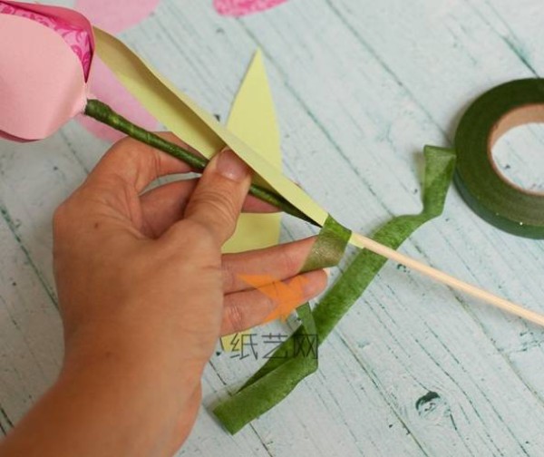 Mothers Day Chocolate Paper Flower Tulip Bouquet Handmade Tutorial