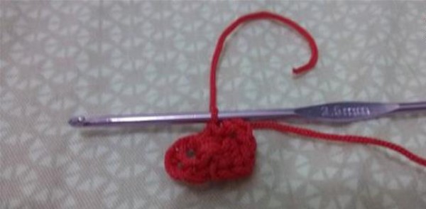 Crochet elegant unit flower plum blossom handmade simple knitting illustration