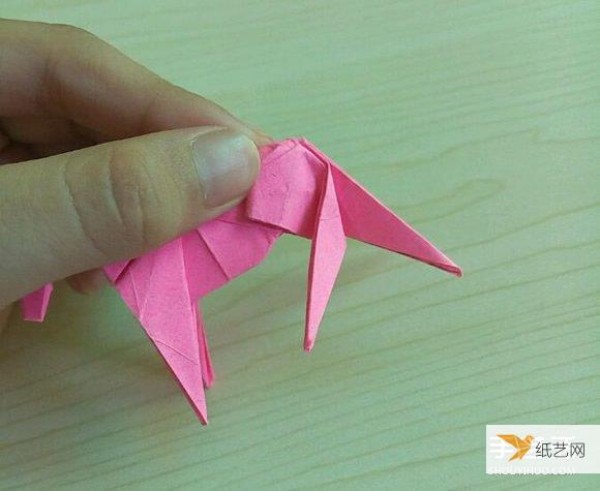 Super detailed 3D horse origami illustrations by Hideo Komatsu