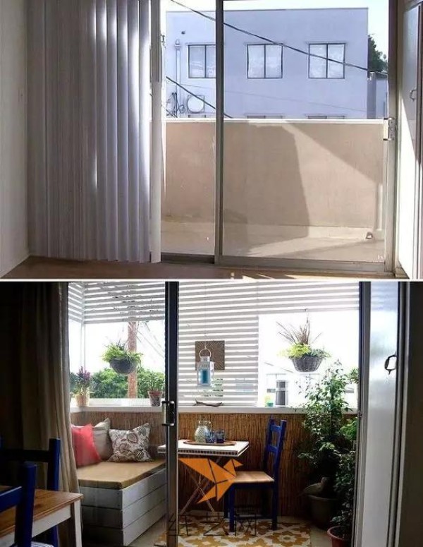 The young housewife renovated her balcony and had an extra garden in minutes!