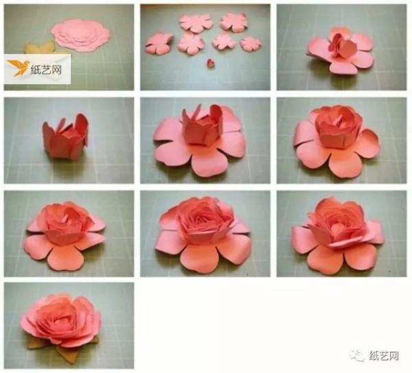 26 large paper flower tutorial templates are here!