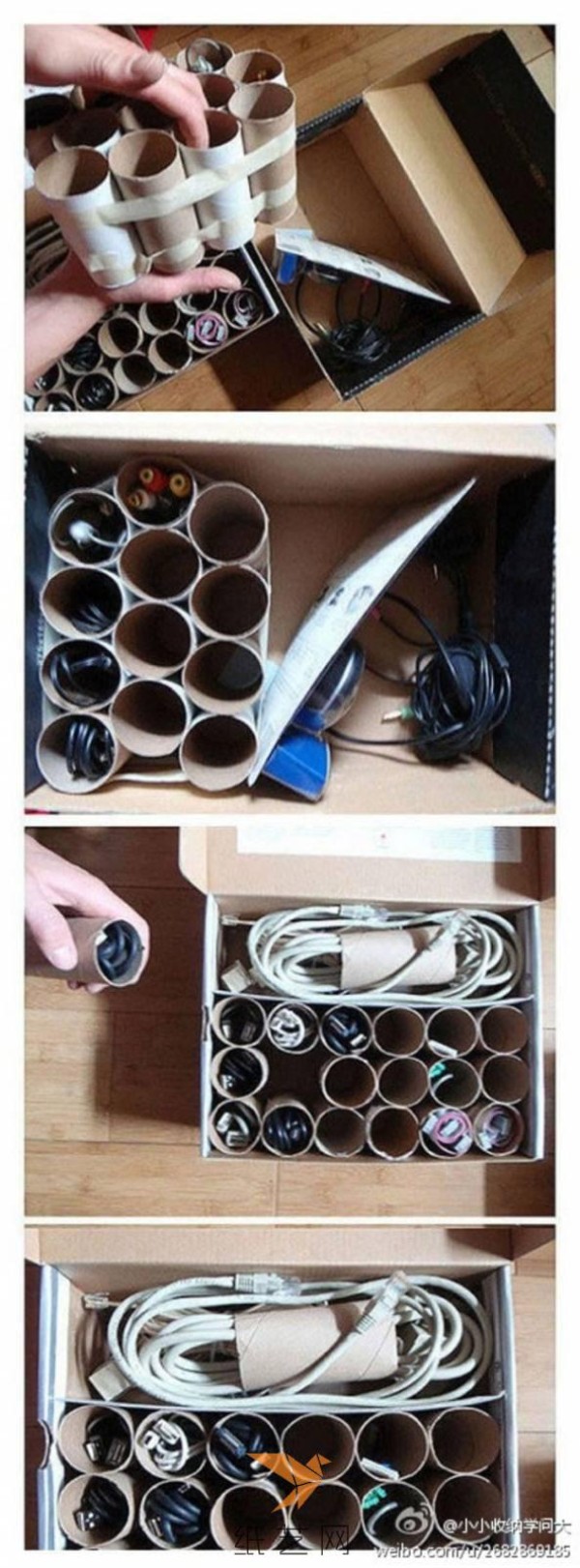 A great battle to turn waste paper tubes into treasures! (Storage)