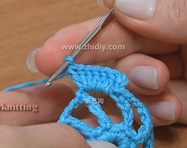 Crochet eight-petal flower handmade simple knitting tutorial