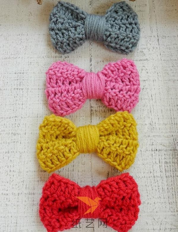 Beautiful crochet bow making tutorial