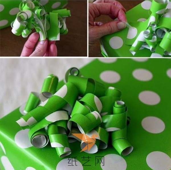 Super simple hand-wrapped gift decoration making tutorial