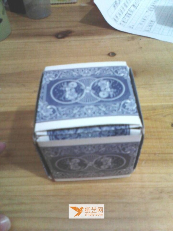 Turn waste into treasure playing card box