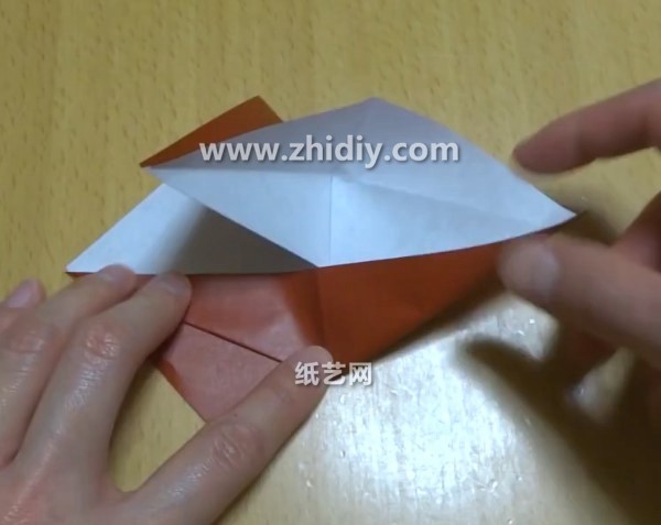 Simple folding method of cartoon origami Rilakkuma