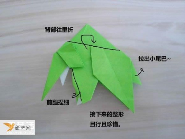 More complex step-by-step illustrations and real-life tutorials on folding an elephant using origami