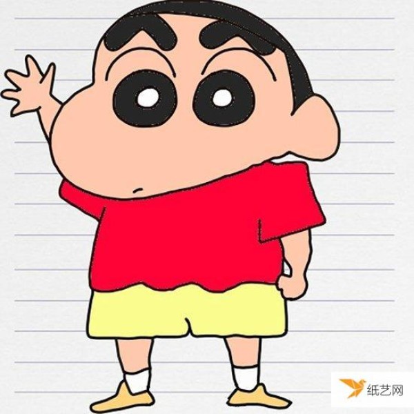 Crayon Shin-chan simple drawing tutorial that looks cute