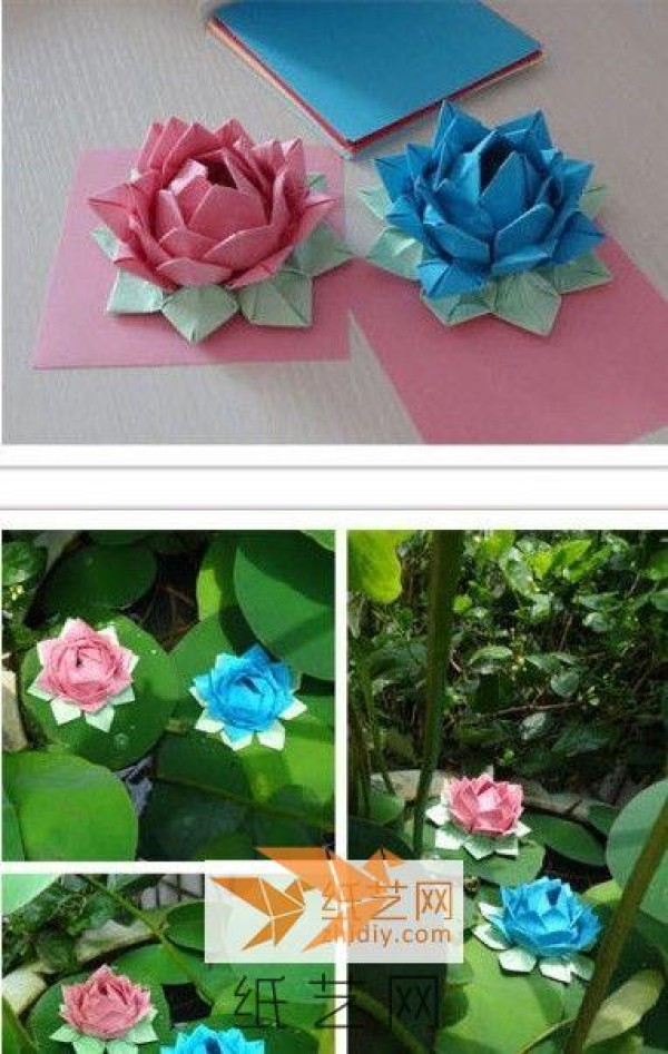 Super beautiful lotus origami tutorial