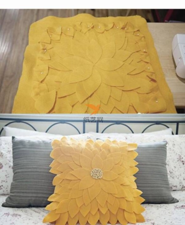 Nonwoven Sunflower Pillow Making Tutorial Nonwoven Tutorial