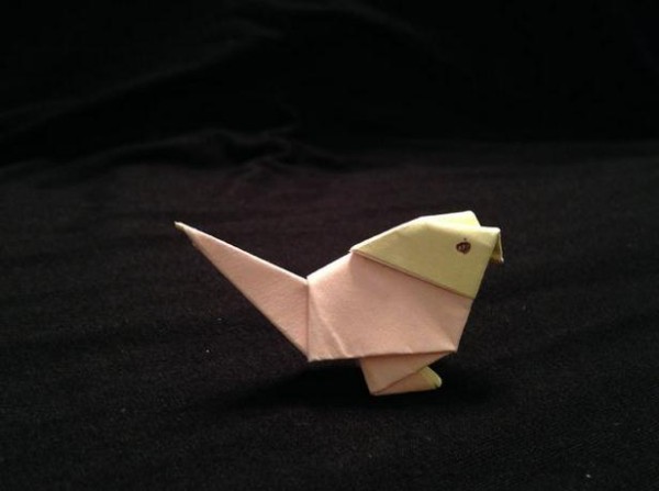 Cute origami bird making tutorial