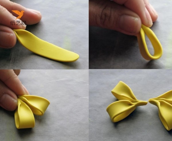 Beautiful Super Light Clay Bow Necklace Making Tutorial