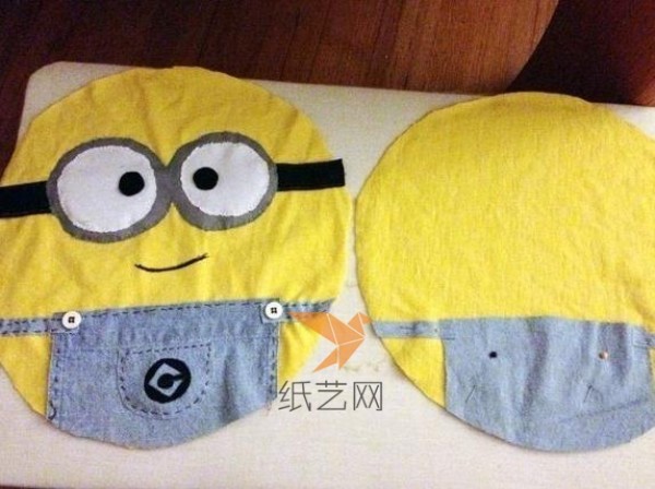 Tutorial on how to make cute handmade minion cushions