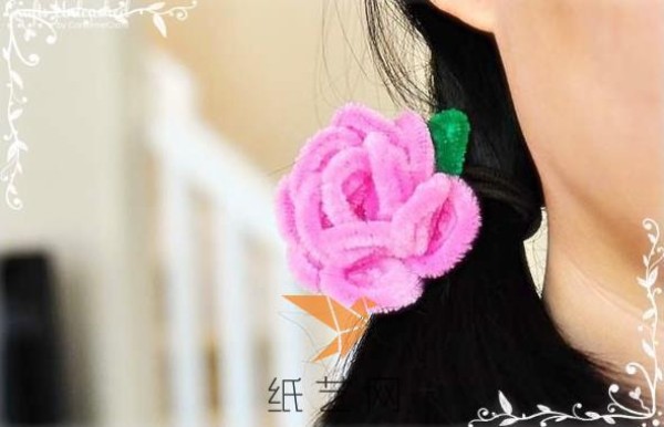 Sweet DIY Flower Hair Tie Making Tutorial