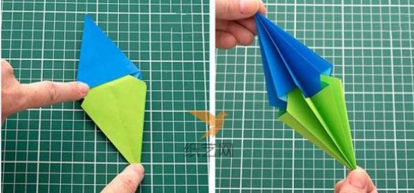 Beautiful handmade origami New Year decoration making tutorial