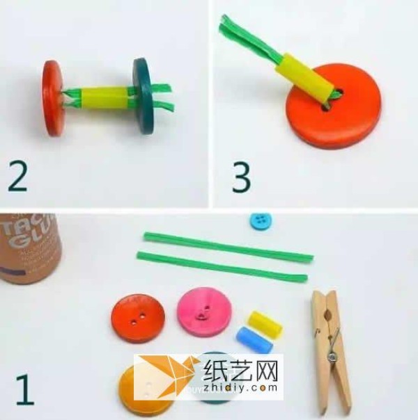 Turn waste into treasure handmade tutorial teaches you how to transform old clothes and wooden clips into toy cars