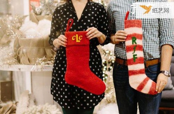 How to make Christmas stockings that look thick, long and very warm by hand