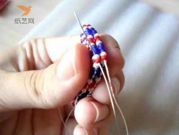 European and American style beaded earrings making tutorial beading tutorial