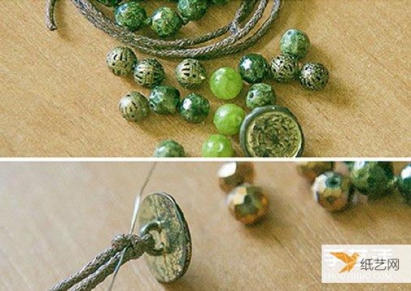 It looks simple and elegant, and is an easy-to-learn tutorial for making personalized ethnic style beaded bracelets.