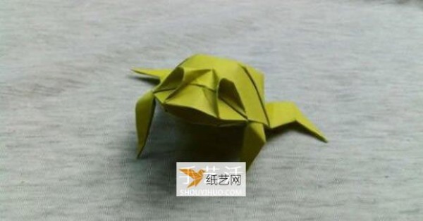 Detailed explanation of the steps of three-dimensional frog origami