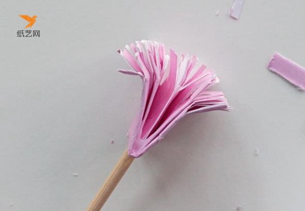 Full paper flower making tutorial illustrations