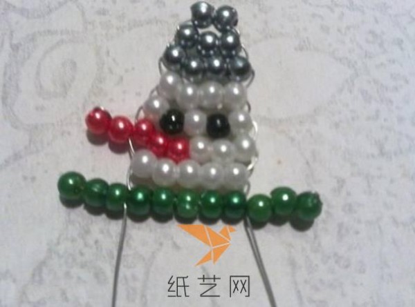 Christmas Handmade Beaded Snowman Christmas Gift Making Tutorial