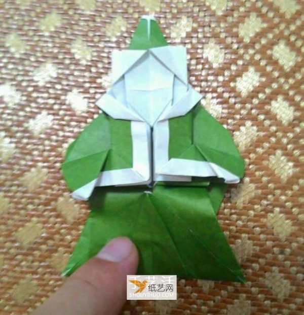 Fold Santa Claus step by step using origami