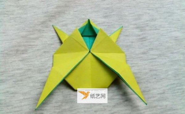 Detailed explanation of the steps of three-dimensional frog origami