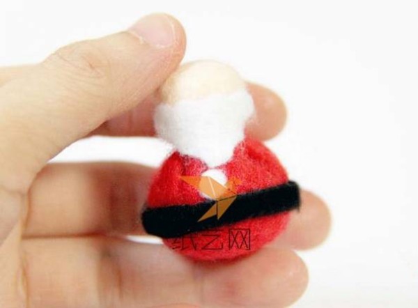 Super cute non-woven Santa Claus making tutorial