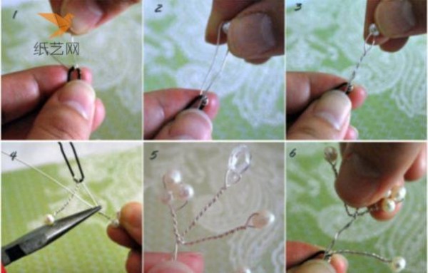 Beading Tutorial Pear Blossom Rain Beaded Hairpin Making Tutorial