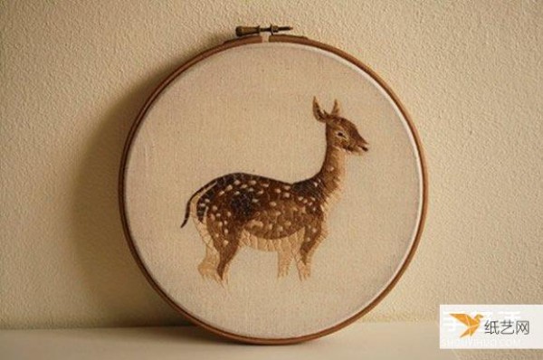 Appreciation of pictures of a beautiful handmade animal embroidery work