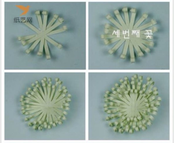 Paper art tutorial purple jade fragrant beads autumn chrysanthemum paper art making tutorial