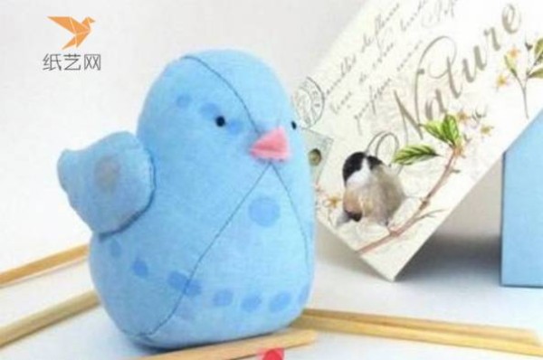 Fabric Tutorial Blue Fabric Bird DIY Making Tutorial