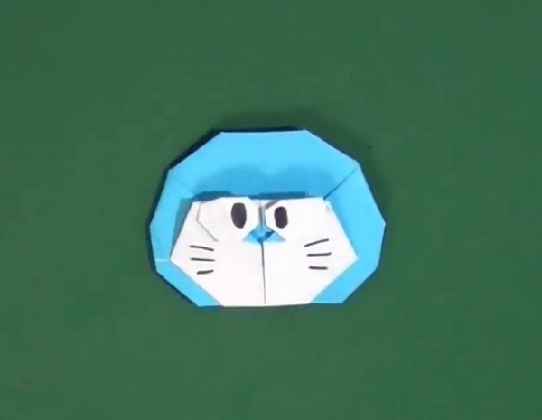 Simple origami Doraemon handmade tutorial