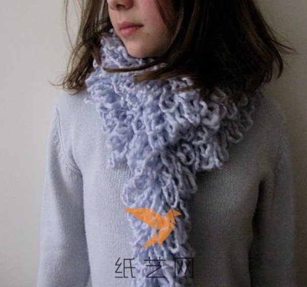 How to make a scarf without knitting