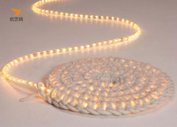 Glowing Romantic Crochet Floor Mat Valentines Day Decor Making Tutorial