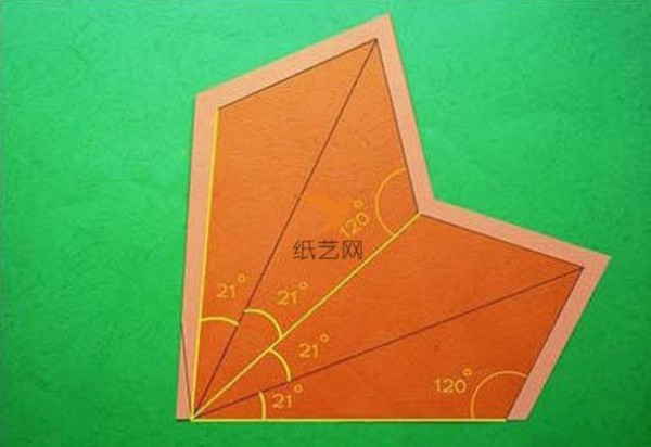 Tutorial on making Chinese style hollow window flower-like five-pointed star personalized paper art lampshade